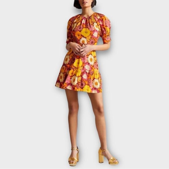 Ted Baker London Patti Floral Belted Mini Dress Women’s Size 3/US M - Picture 8 of 13
